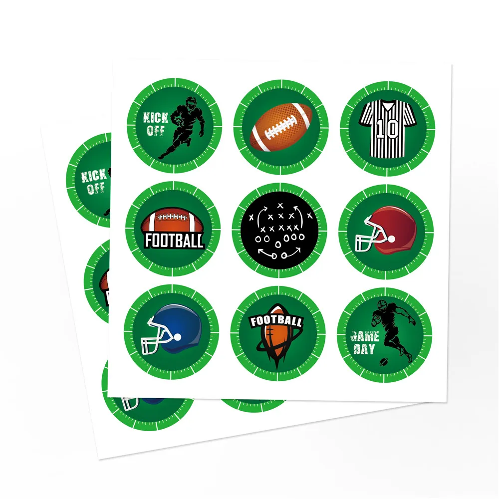 

12pcs Kids Boy's Happy Birthday Party Sports Football Gifts Candy Bags with Stickers The World Cup Paper Bags