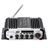 kentiger hy v11 bluetooth amplifier 2 channel super bass audio amplifier with remote controller tf usb fm 85db mp3 fm radio