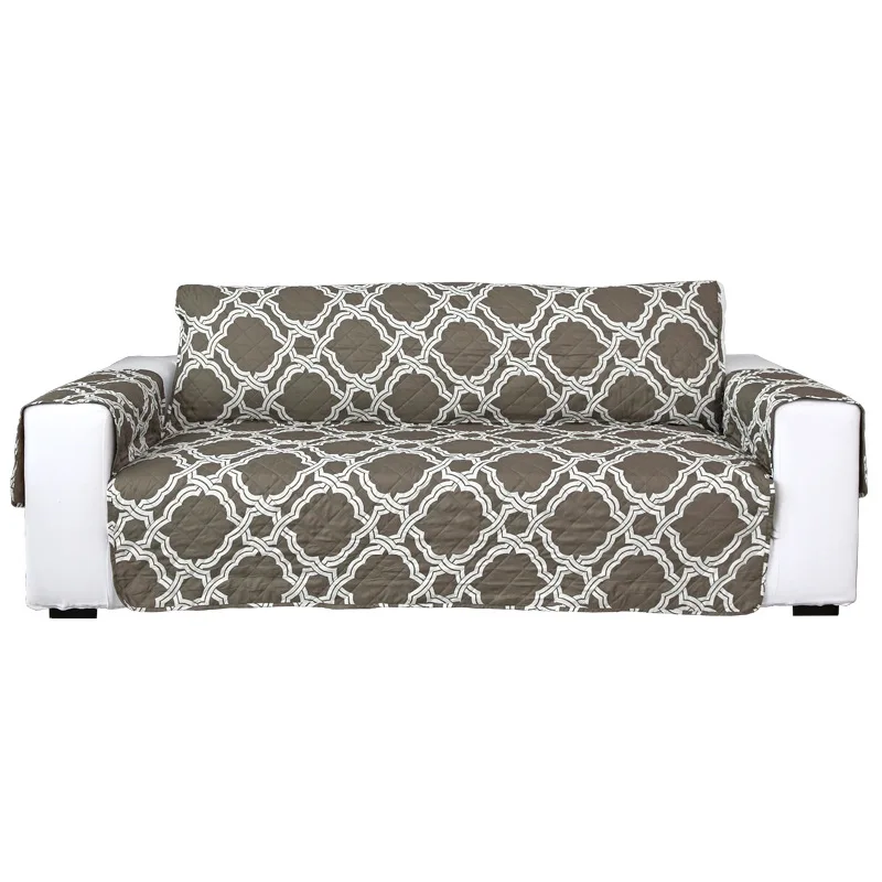 

Printed Brushed Cloth Anti-wear Sofa Covers for Pets Kids Couch Recliner Slipcovers Armchair Furniture Protector 1/2/3 Seater