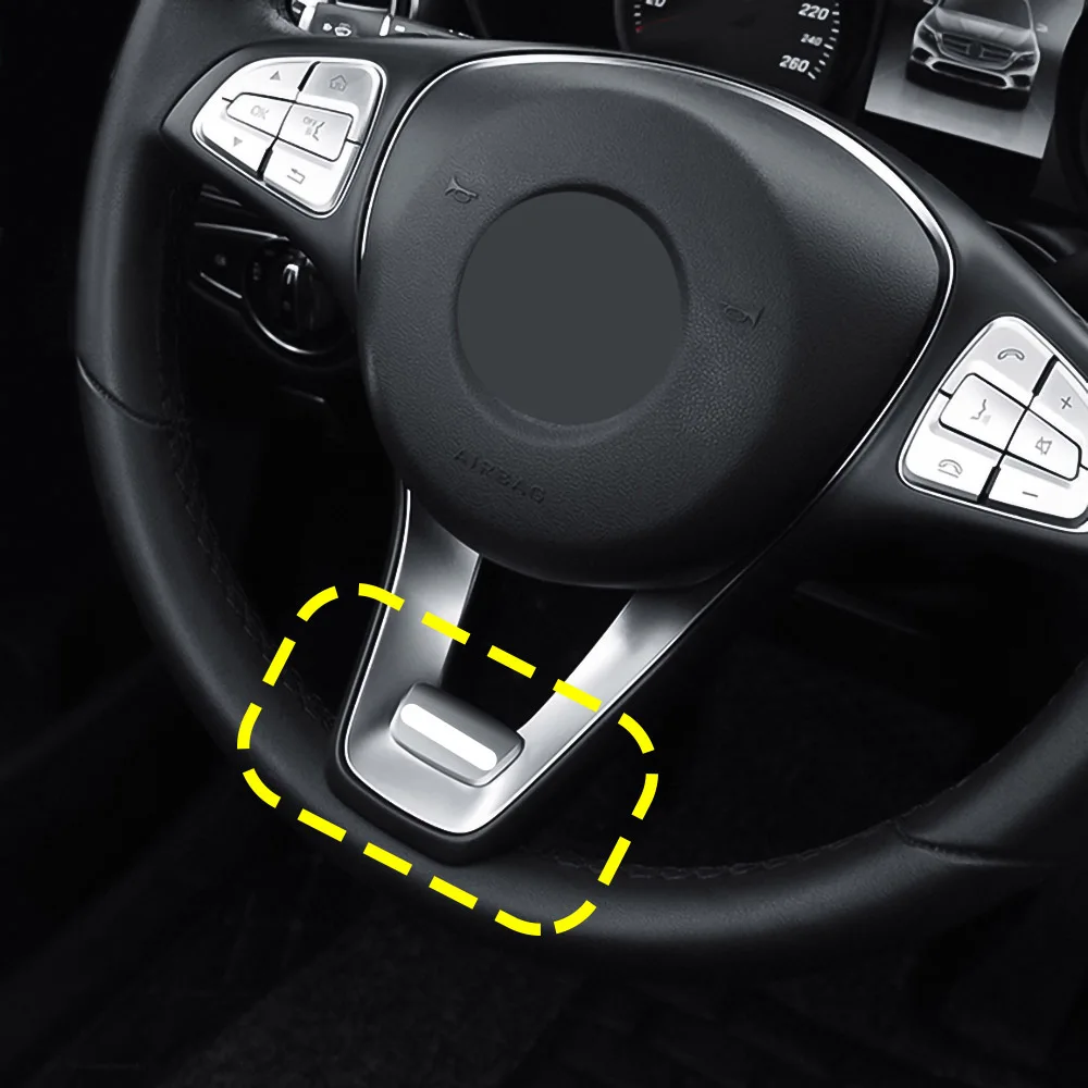 Значок на руль для Mercedes AMG наклейка с буквенным логотипом GLA GLE CLA E B S A R C SL ML M Class W176