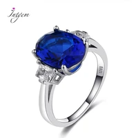 new fashion jewelry ring blue large oval 912mm kyanite ring female engagement wedding party anniversary jewelry gifts wholesale