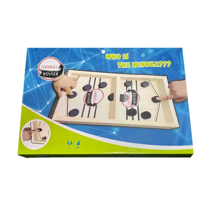 Новинка 2020 Рогатка для быстрого хоккея Монтессори настольная игра вечерние