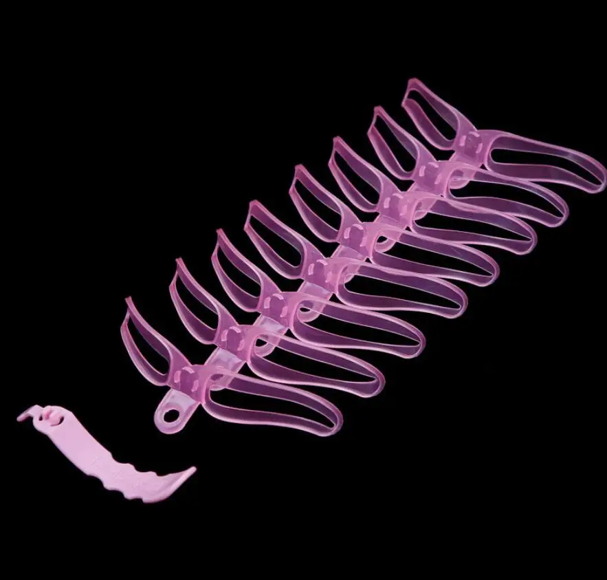 8 шт./компл. трафареты для бровей уход за модельный шаблон макияжа многоразовый