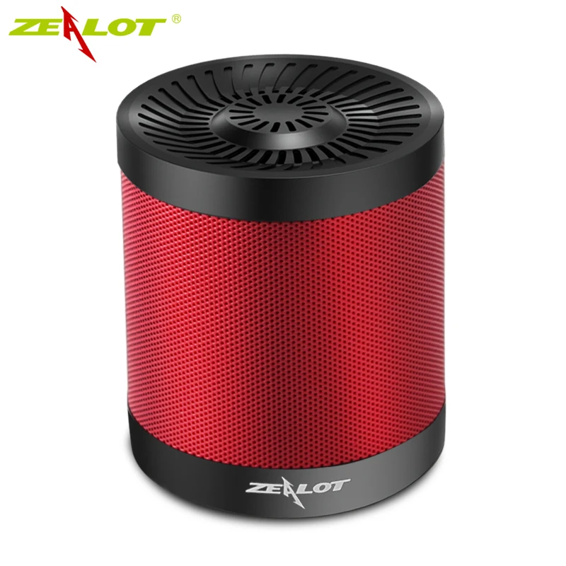 Zealot S5 мини беспроводной Bluetooth динамик Портативный Hi-Fi объемный стерео сабвуфер громкий динамик s поддержка AUX TF FM радио
