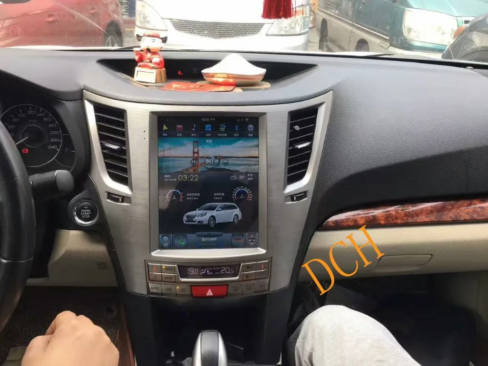 Автомобильный DVD плеер Tesla Style 10 4 дюйма Android 9 0 GPS навигация для Subaru Legacy Outback 2010 2015 PX6