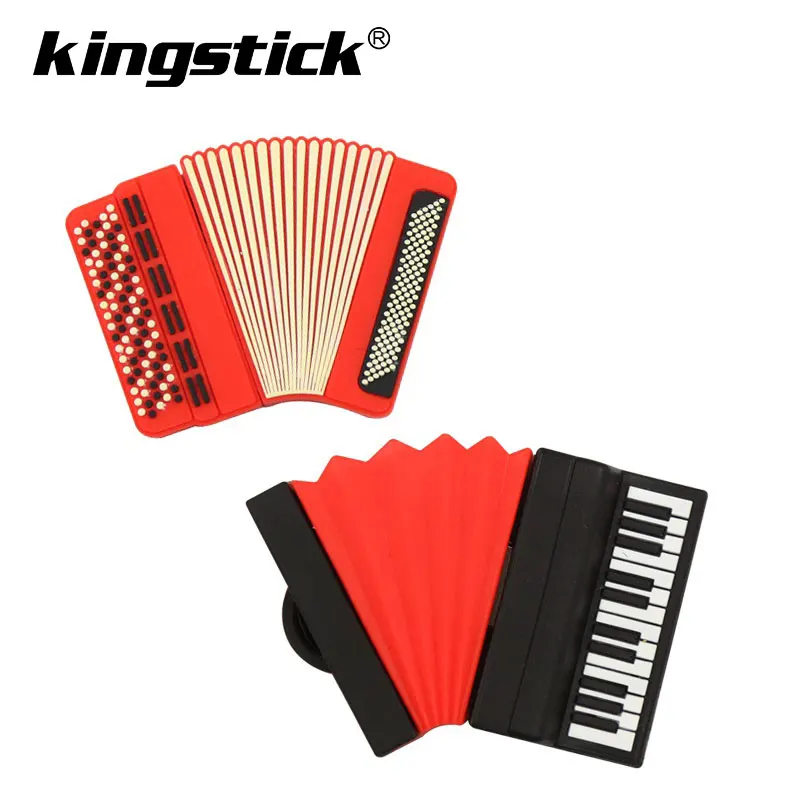 Новейший USB флеш-накопитель piano 32 Гб 64 Гб 128 ГБ модный музыкальный Флешка аккордеон накопитель 4 ГБ 8 ГБ 16 ГБ запоминающий usb-флэш-накопитель