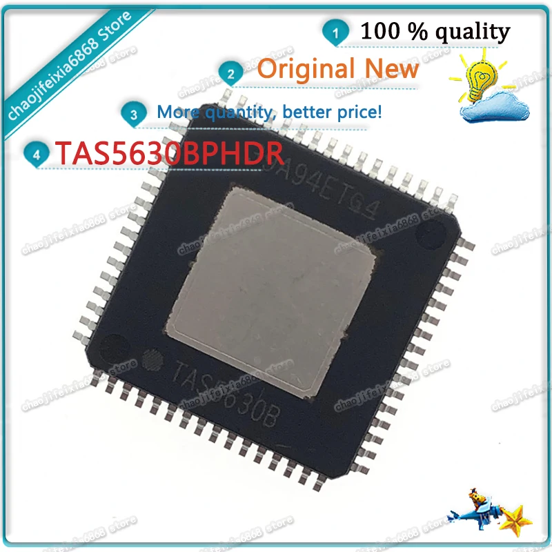 1 шт./лот! TAS5630BPHDR TAS5630B HTQFP-64 TAS5630 QFP64 TAS56308 TAS5630BPHD аудио усилитель новый оригинальный |