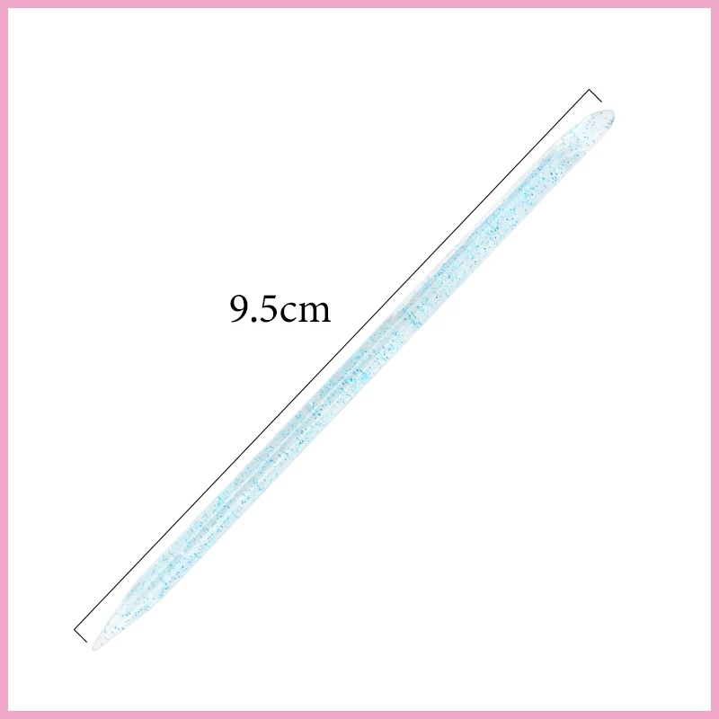

100pcs Nail Crystal Stick Reusable Double End Nail Art Cuticle Pusher Cuticle Remover Tool Pedicure Care Nails Manicures Tools
