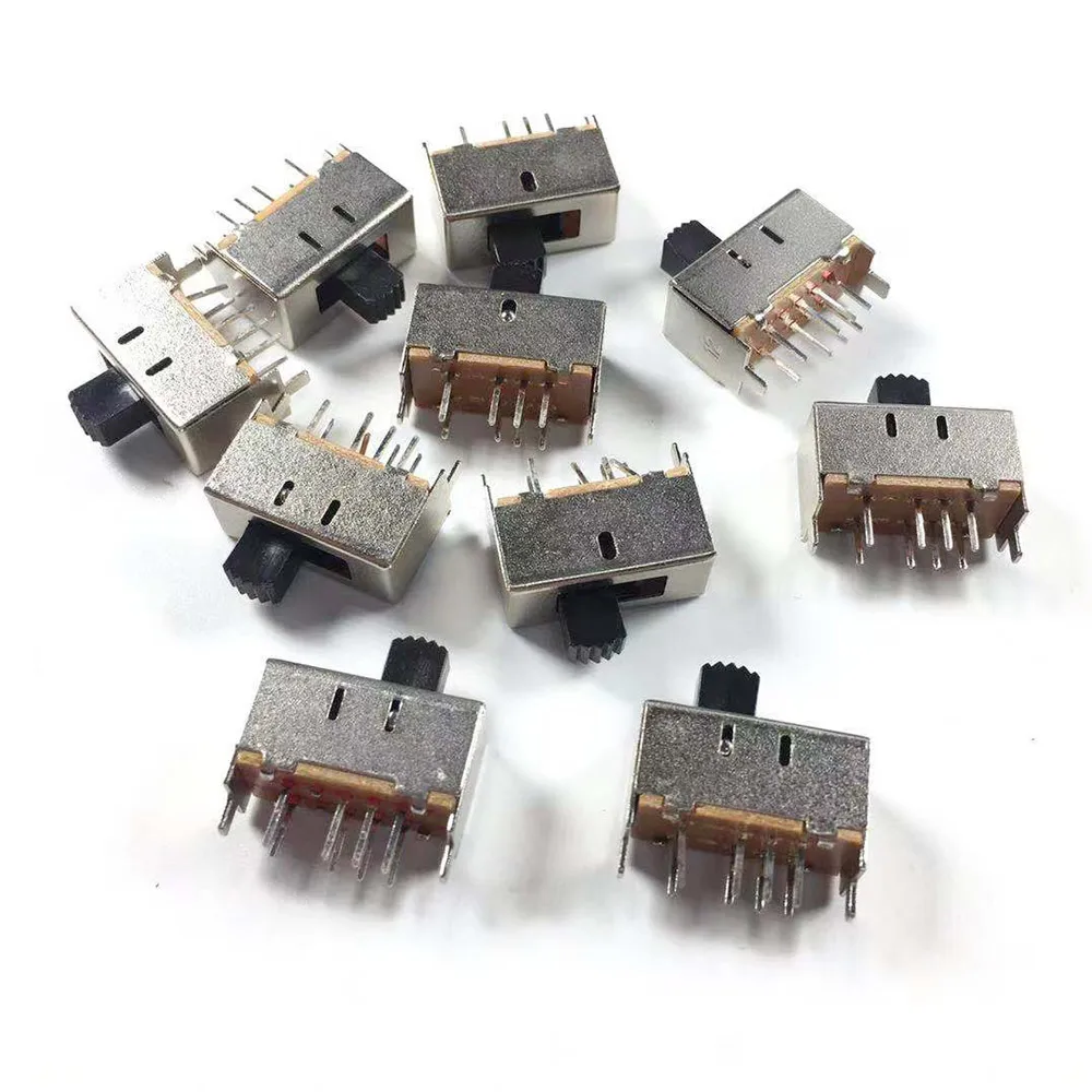 10 шт. вертикальные переключатели с 3 позициями 2 фиксированных фута 8 контактов