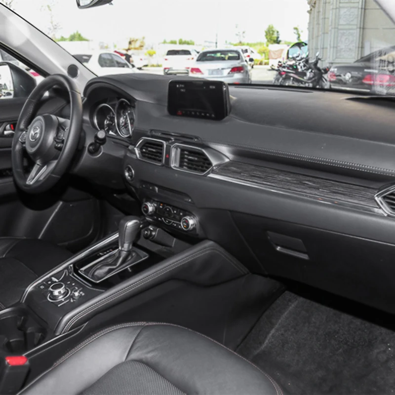 Для Mazda CX-5 CX5- KF RHD Автомобильная консоль коробка переключения передач Панель отделка рамка Чехлы наклейки полосы украшение ремонт стиль