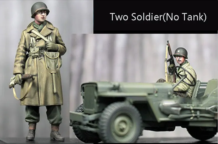 1:35 масштаб WWII США армия Battlefield 2 солдат без майки миниатюрные неокрашенные DIY