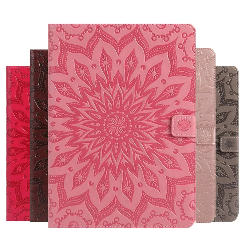 

Чехол из искусственной кожи с принтом подсолнухов для Samsung Galaxy Tab A 8,0 2019 дюйма