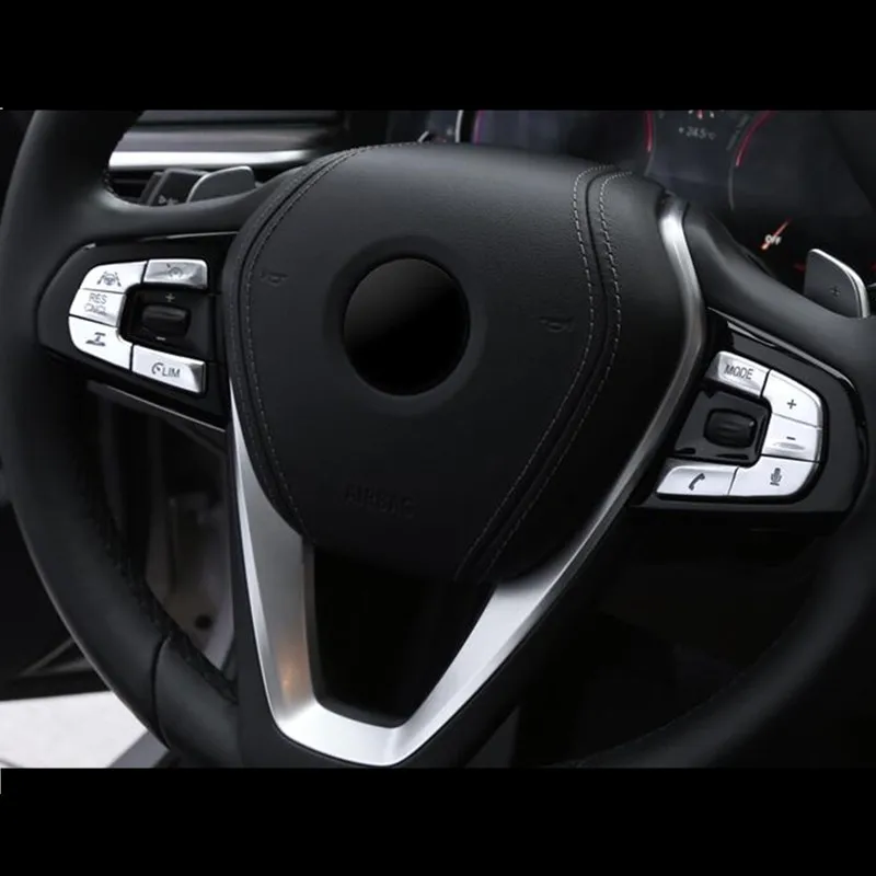 ABS кнопки на руль декоративный чехол с блестками отделка для BMW G30 G38 5 серии 525i 528li