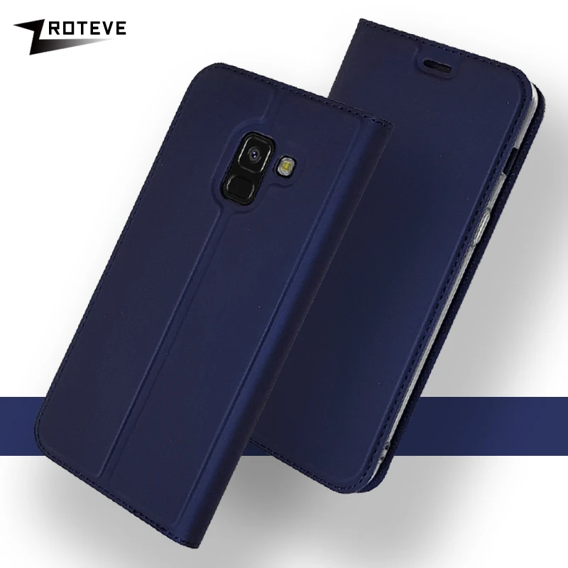 Чехол для Samsung Galaxy A8 2018 кожаный чехол флип чехлы телефонов|cover for galaxy|cover samsung galaxycover