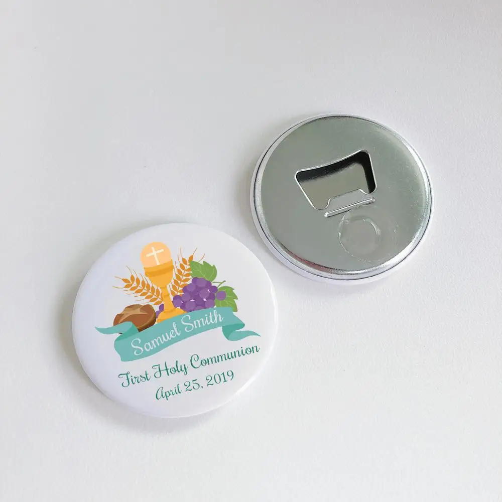 Индивидуальный магнит на холодильник для первого причастия сувенир крещения