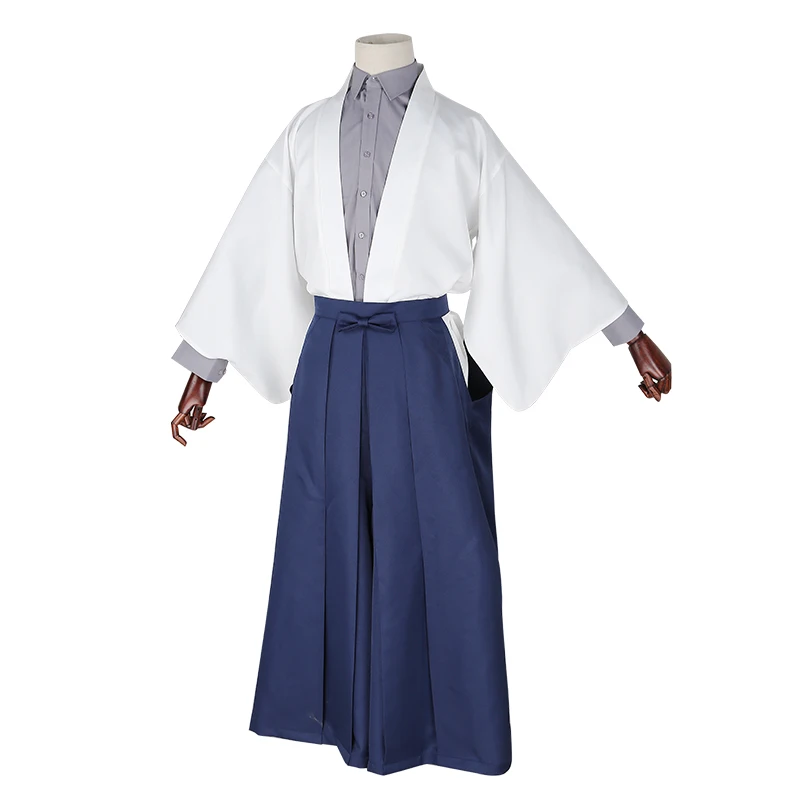 Аниме Demon Slayer/Kimetsu no Yaiba Yushirou Kendo кимоно-униформа косплей костюм полный комплект