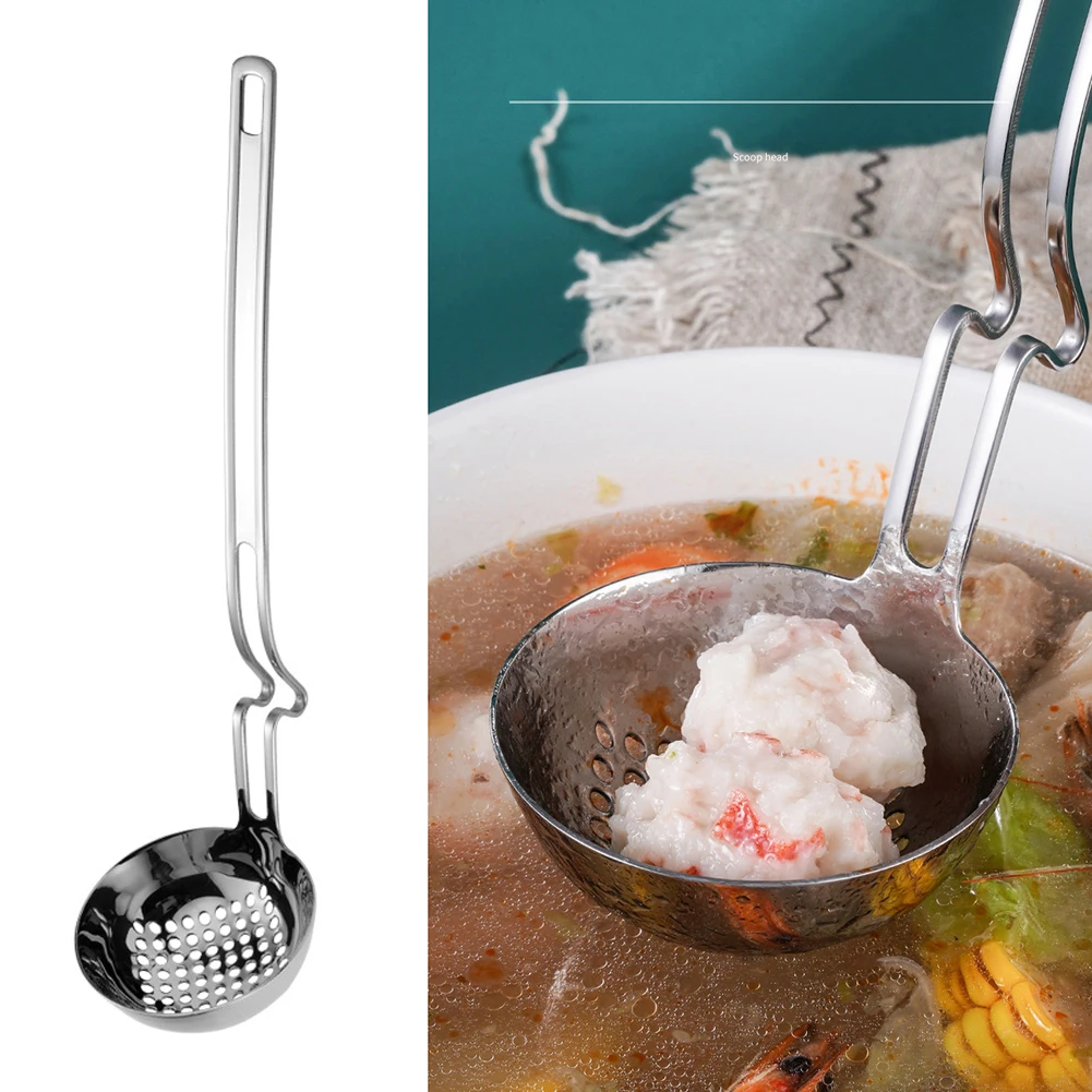 

Утепленные 304 Нержавеющая сталь горшок висит Черпак поварешка дуршлаг фильтр ложка дома Кухня гаджеты Кухня посуда Пособия по кулинарии ак...