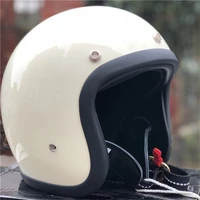 genuine ttco scooter motorcycle helmet retro vintage lightweight shell fiberglass open face jet helmets man woman moto casco