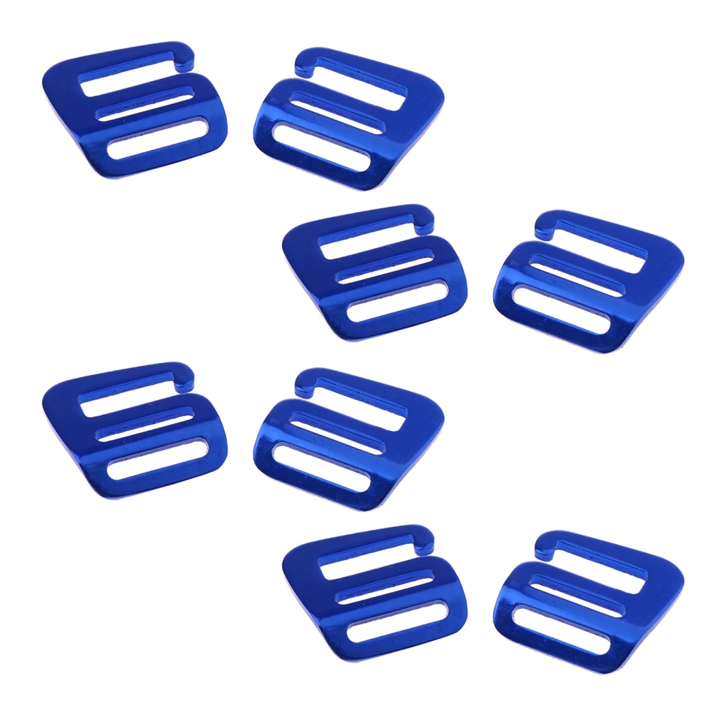 

8x 1 inch G Hooks Outdoor Webbing Buckles Compatible for Backpack Strap 25mm