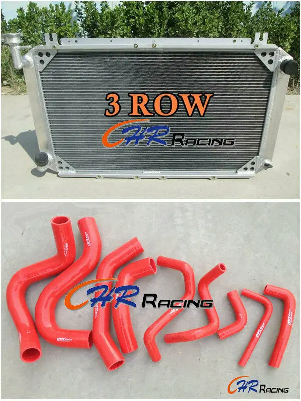 

For NISSAN Patrol GQ 2.8 4.2 DIESEL TD42 & 3.0 PETROL Y60 Radiator+RED Hoses