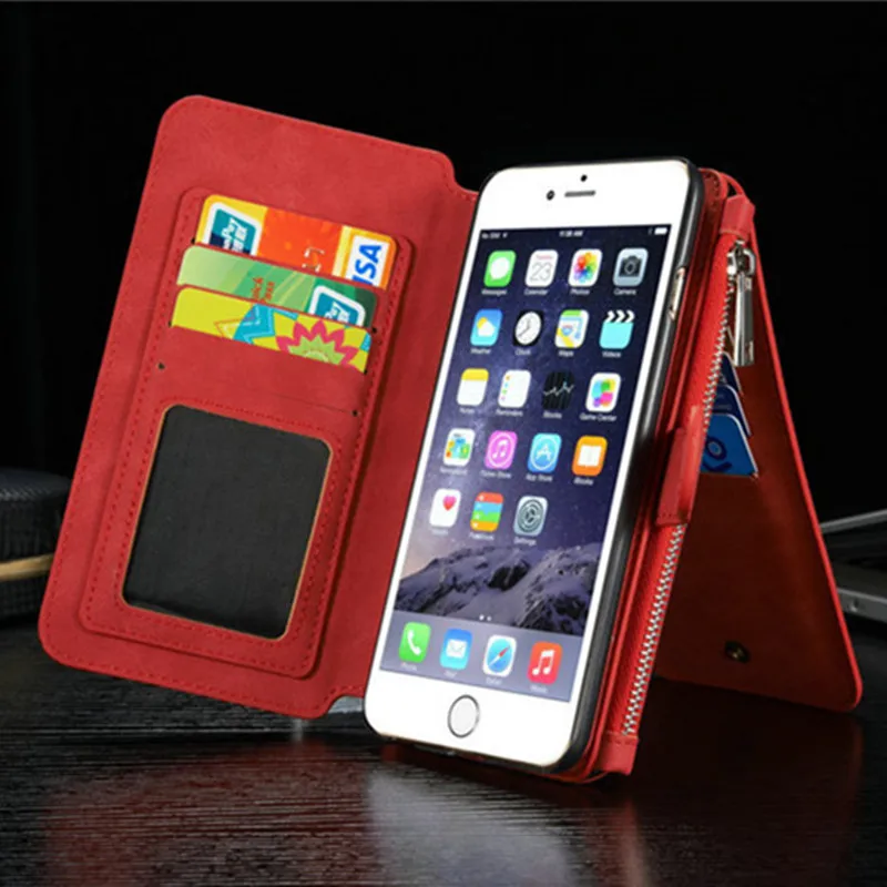 Кожаный чехол CaseMe в стиле ретро для iPhone 12 Mini 11 Pro XS Max XR X кошелек с несколькими
