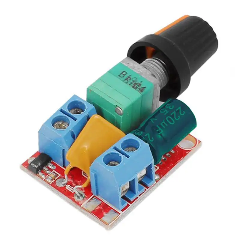 ABSF DC Motor Speed Control Driver Board 3V-35V 5A PWM Controller Stepless 3V 6V 12V 24V 35V Variable Voltage Regulator Dimme | Лампы и