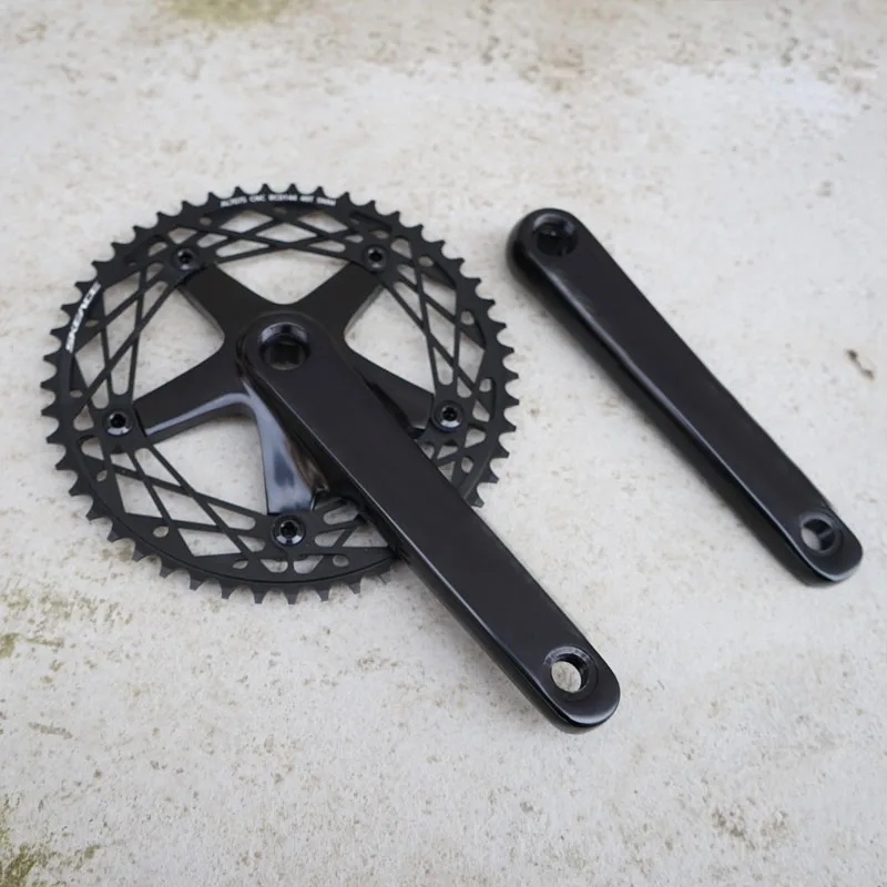 Трек fixie велосипед Crankset 49T BCD144 biciclet Алюминиевый одиночный скоростной трек