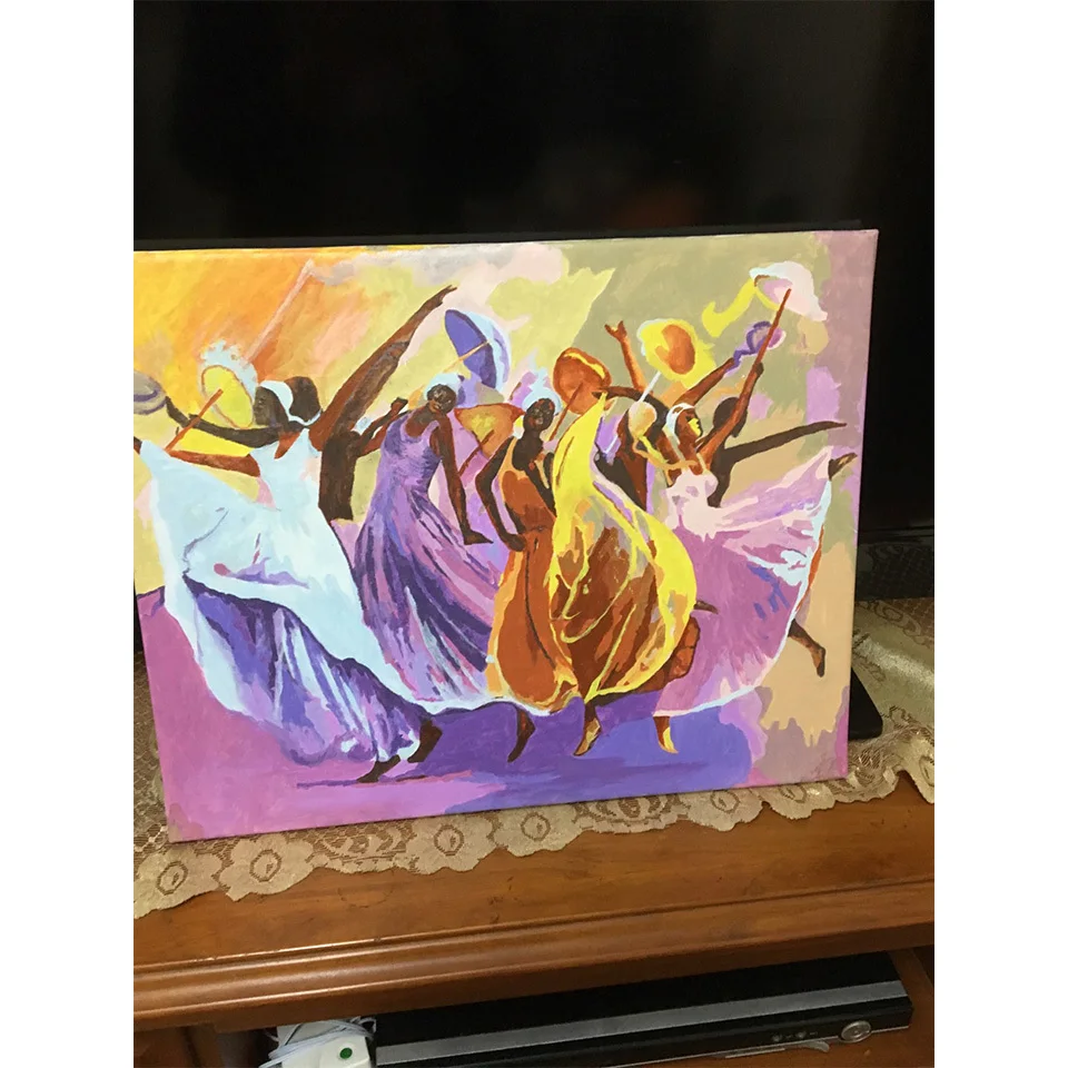 Набор для рисования по номерам на холсте абстрактное искусство | Дом и сад