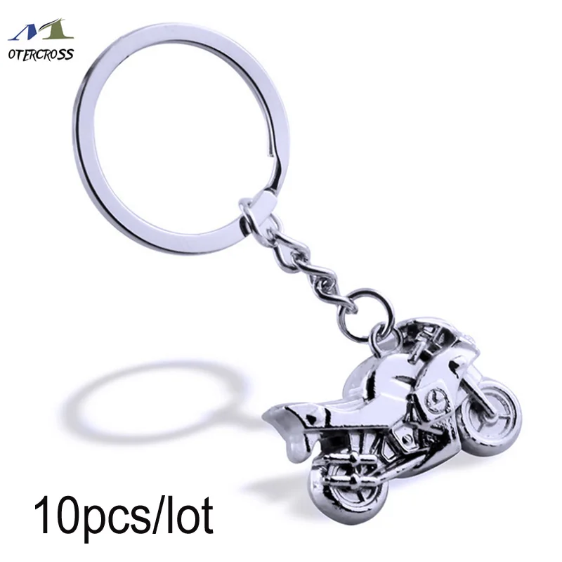 10 шт. металлический мотоцикла Мото к рулю велосипеда брелок мотоцикл милый