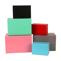 5pcs10pcscolor carton 3 layer corrugated packaging carton black pink green blue gray red support custom size printing logo