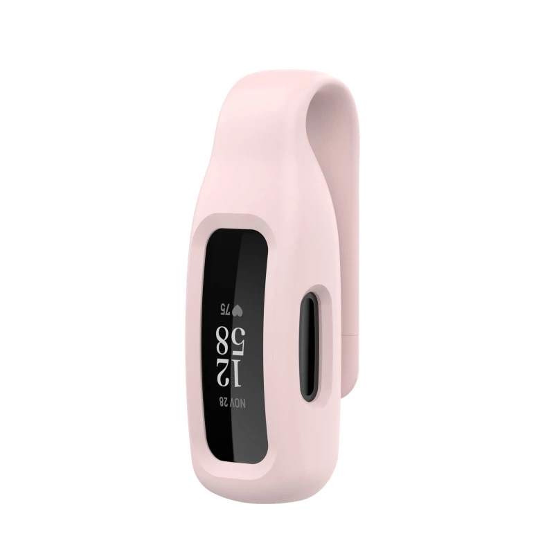 OOTDTY стальной зажим защитный держатель чехол силиконовый для часов Fitbit Inspire 2