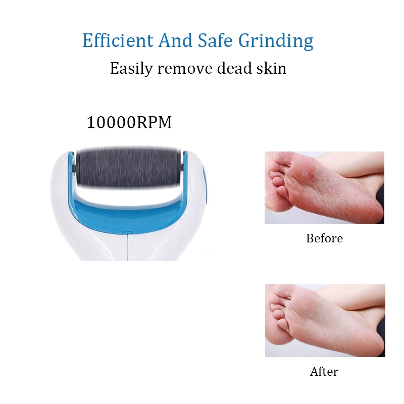 Электрический пилочка для ухода за ногами средство удаления омертвевшей кожи