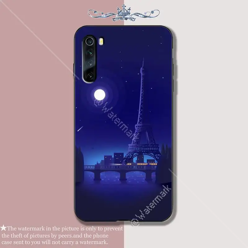 Роскошный чехол для телефона Yinuoda Франция Париж Эйфелева башня Чехлы xiaomi redmi 7 7A 8