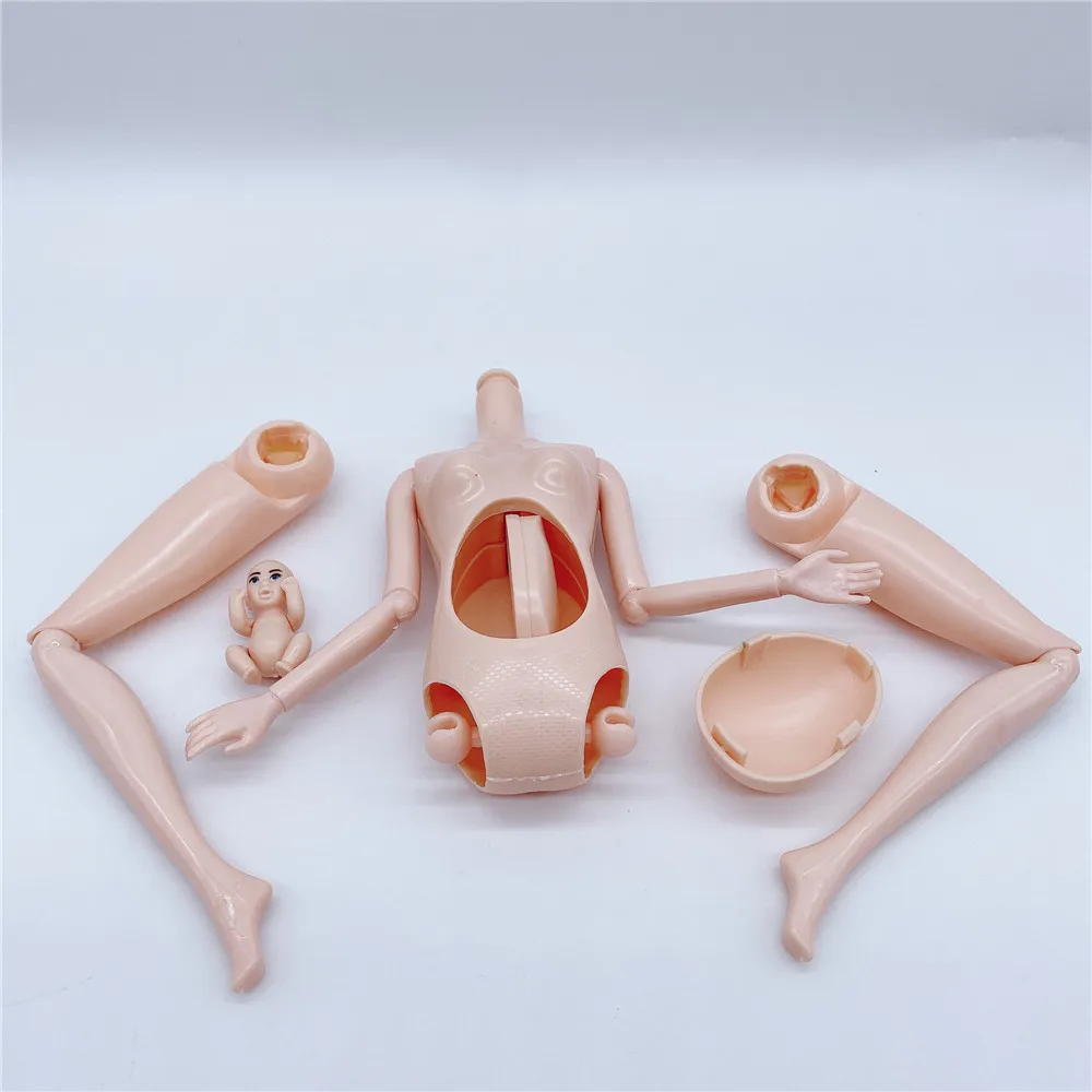 

202011.5"/30cm Fashion simulation pregnant Barbies doll articulated body children's toy girl play house accessories