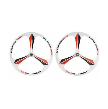 3 spoke white MTB обода 3 Спицы магниевого сплава колеса 26 дюймов колесо для горного велосипеда велосипедные диски горный велосипед колеса дисковый тормоз, колесная пара - Цвет: 3 spoke white
