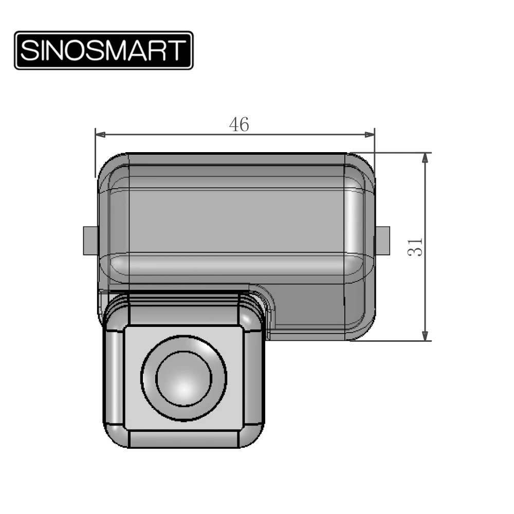 SINOSMART Высококачественная специальная автомобильная камера заднего вида для Mazda RX-8 ATENZA Mazda 6 2008 2011 2012 2013