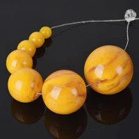 orange color round resin 6810121416182022253038mm loose beads wholesale lot for diy crafts jewelry making