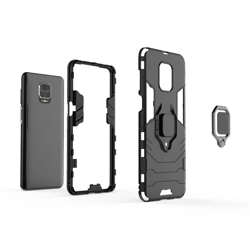 Ring Holder Case For Xiaomi Redmi Note 9S 9 Pro Max Cover Armor Protective Phone Bumper For Xiaomi Redmi Note 9S Case 6.67''