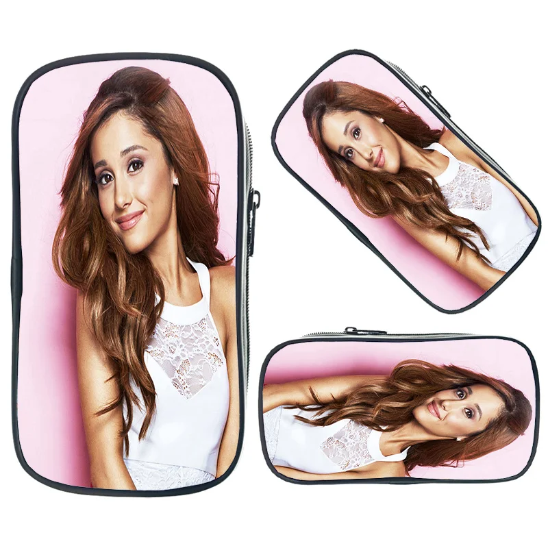 Сумка чехол Ariana Grande для карандашей кошелек с мультяшным принтом Студенческая