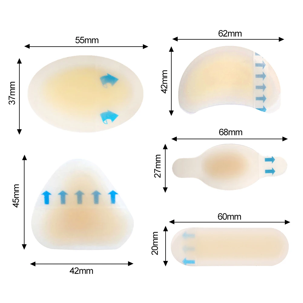 10 шт. ухаживает за кожей стоп кожи гидроколлоидная пластрырь на блистер патч