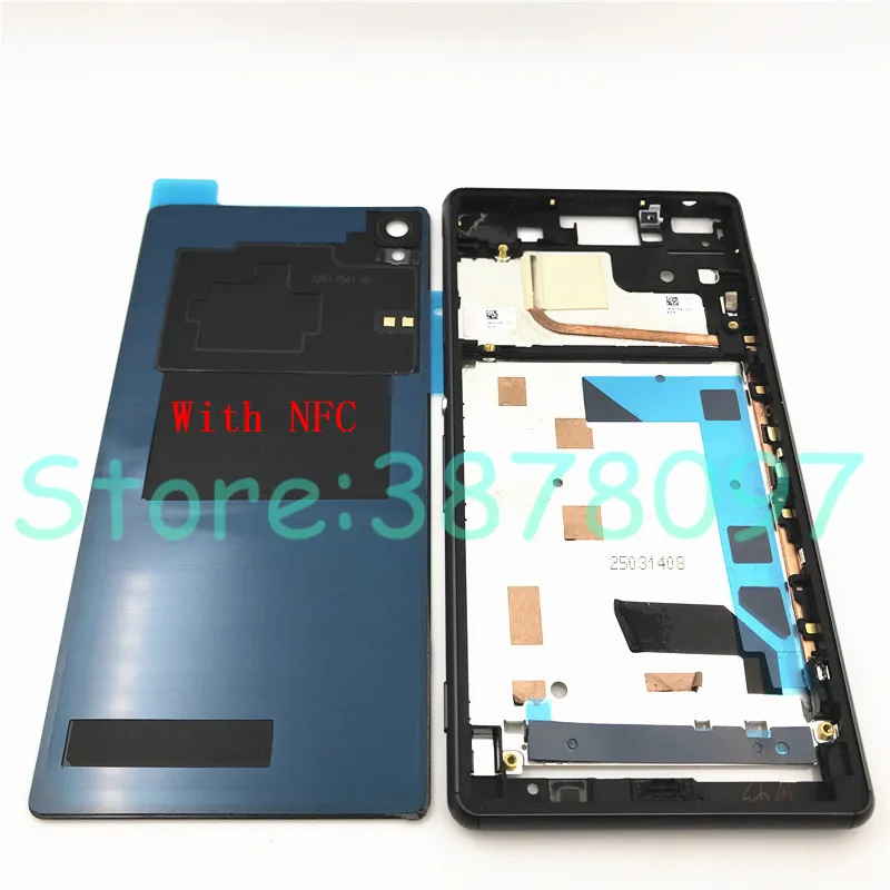 Замена полного корпуса для Sony Xperia Z3 L55 L55w D6603 D6653 рамка ЖК-панели средняя Крышка