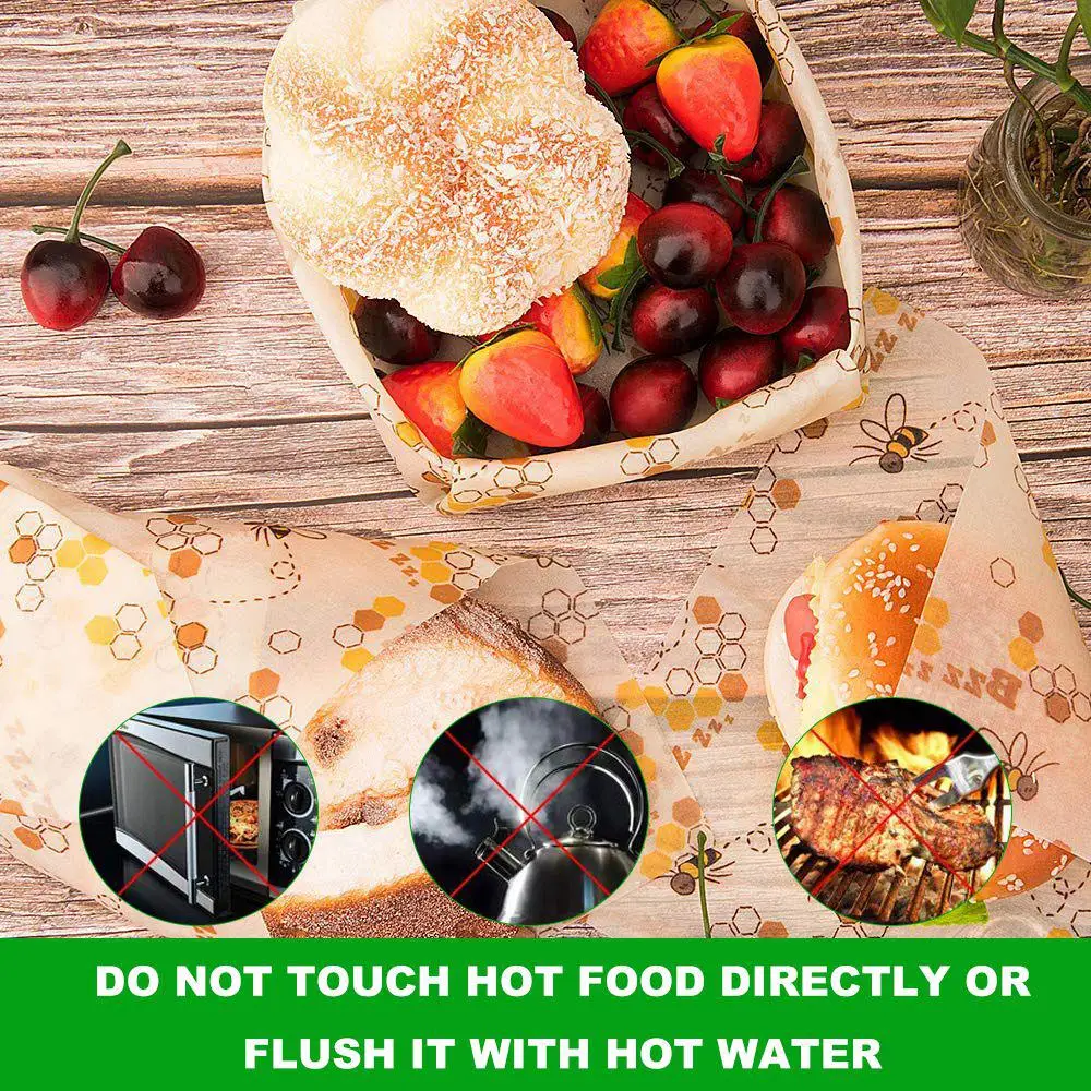 Многоразовая упаковка из пчелиного воска 1 рулон уплотнение нулевых отходов