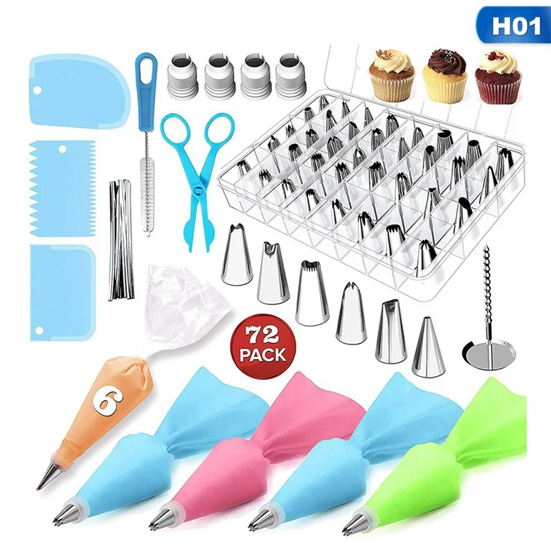 

Cream Nozzles Pastry Nozzles Set Pastry Bag Candy Silicone Pastry Spatula Cake Shop Cream Nozzle Set Cake Decorating Tools