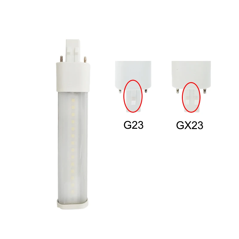 2 предмета GX23 светодиодный лампы 5 Вт Светодиодный Тонкий Светодиодные