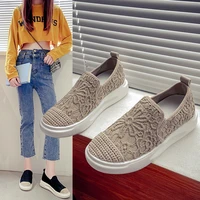women flats canvas shoes slip on casual ladies lace shoes loafers breathable female sneakers fashion driving shoes zapatos mujer
