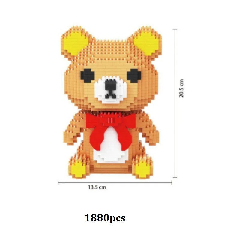 Японское аниме маленькие блоки модель Anpanman милые подарки для девочек фигурки