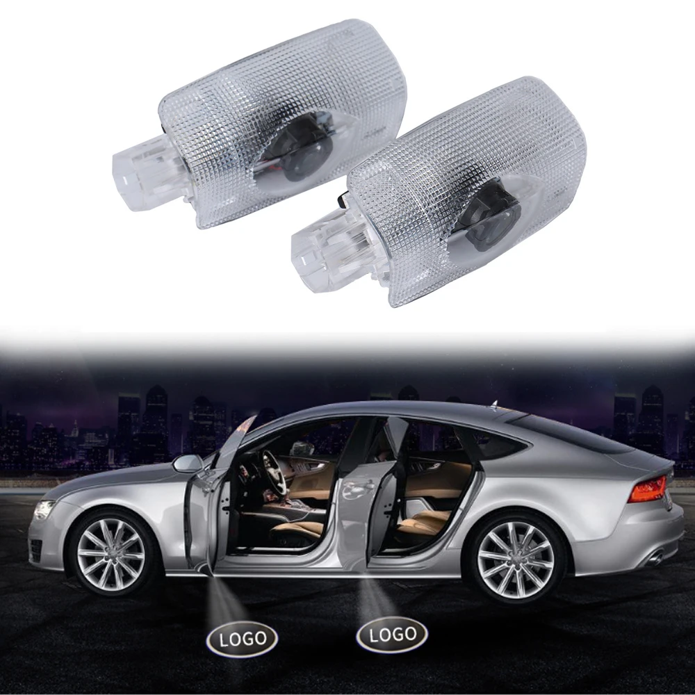 2 шт. Автомобильные светодиодные лампы для двери 40 светодиодный светильник