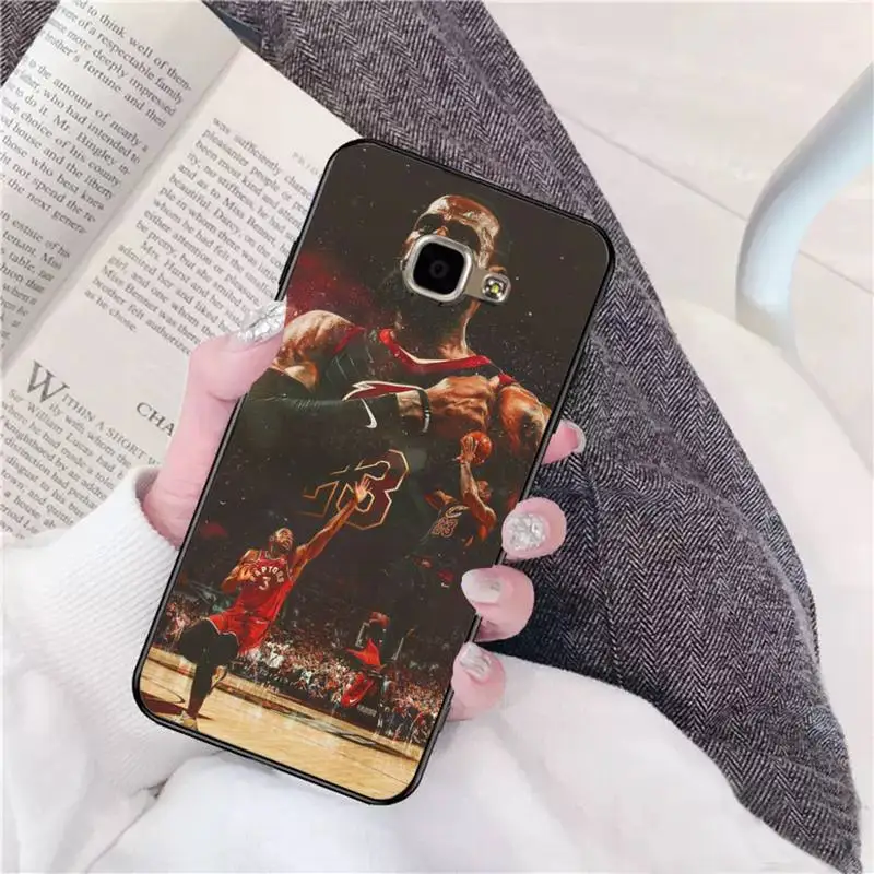 

0 LeBron James Black Soft Phone Case For Samsung A 9 10 20 30 40 M20 S 30 31 J5(2015) J5prime 6 7 Plus