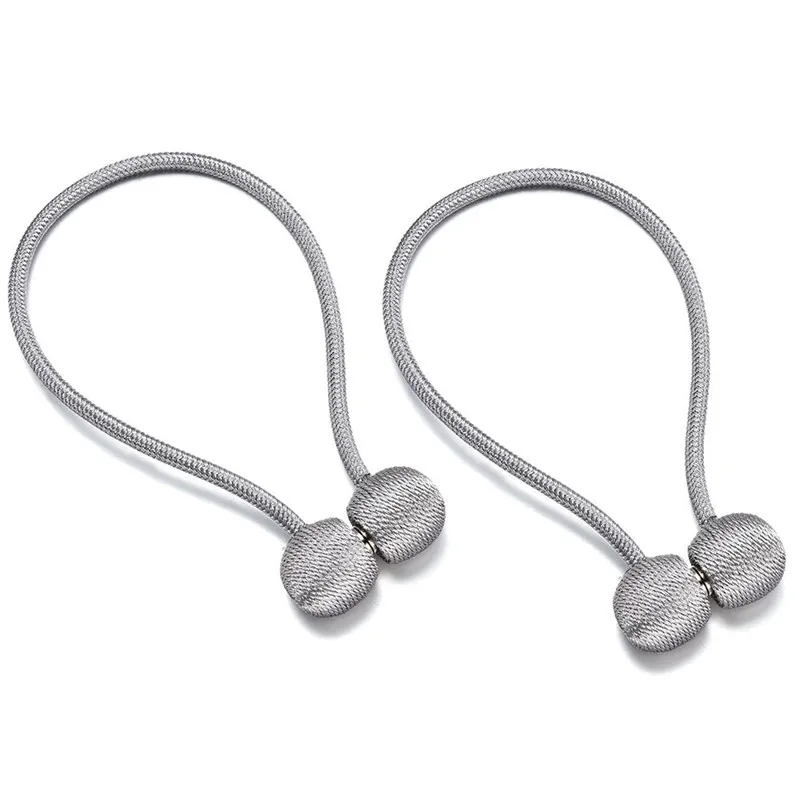 

HY 1pc Curtain Buckle Magnetic Pearl Ball Curtain Tiebacks Backs Holdbacks Buckle Clips Accessory Curtain Rods Accessoires