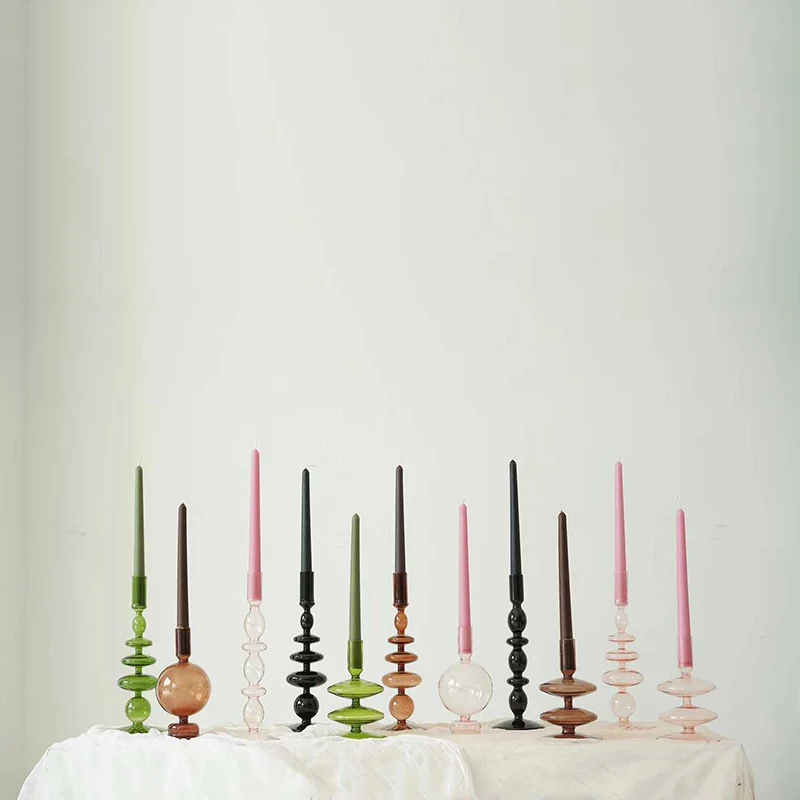 Стеклянная ваза свадебный подсвечник для цветов декоративная центральный